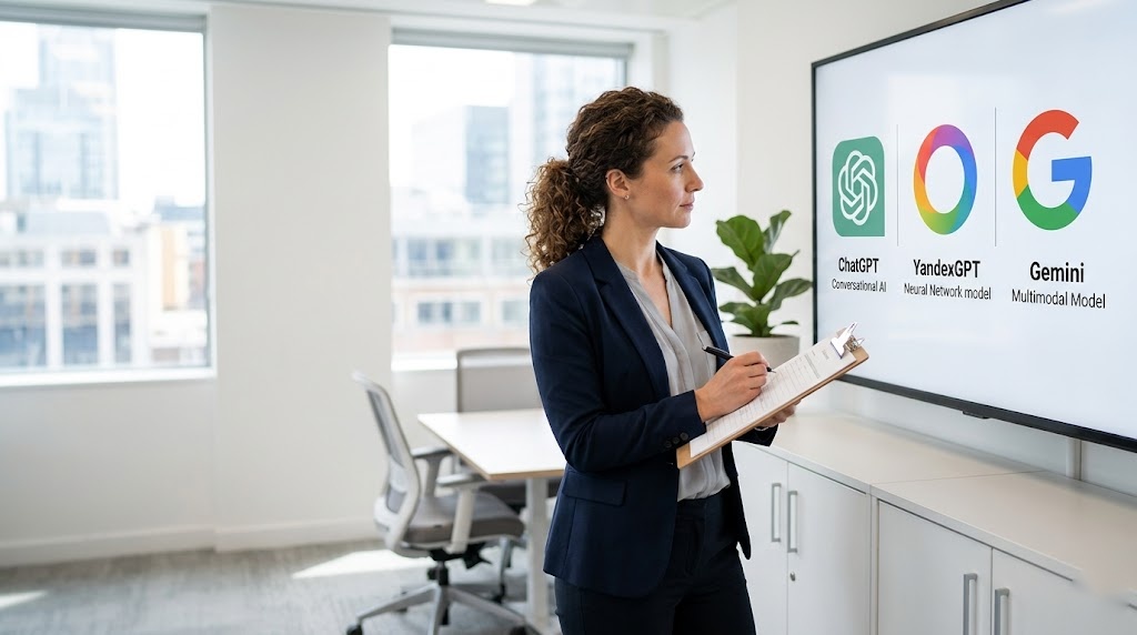 Чек-лист: аудит вашего бренда в ChatGPT, YandexGPT и Gemini