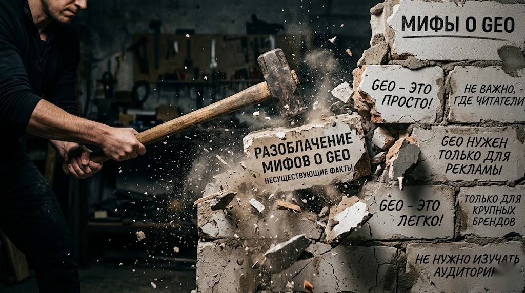 Мифы о GEO: 5 опасных заблуждений, которые убивают стратегию