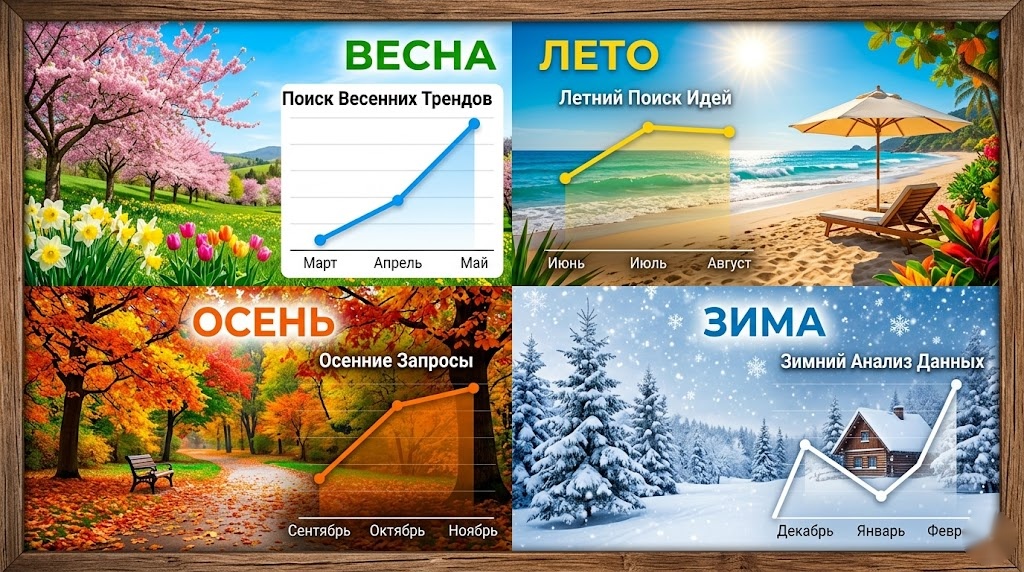 Сезонность в GEO: как оптимизироваться для сезонных запросов в нейросетях